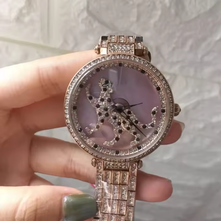 Reloj de Cuarzo DUGARY Estilo Clásico de Leopardo Resistente al Agua Movimiento Japonés - 1