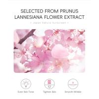 Sakura Crema de protección solar Bloqueador solar facial SPF50 Conjunto de aislamiento iluminador hidratante - details 5