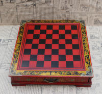 Ajedrez-juego creativo de escritorio tridimensional, Guerrero de terracota, piezas de ajedrez, tablero de ajedrez de madera - details 10