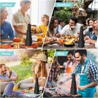 Ventiladores de moscas para mesas, repelente de moscas para interiores y exteriores, mantiene las moscas lejos, ventilador de sobremesa, aspas holográficas para Picnic, Patio y hogar - details 0