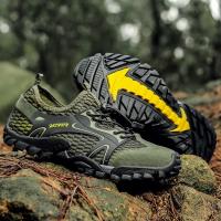 Zapatillas de Correr de Sendero Premium Impermeables Calzado de Montañismo y Agua Antideslizante para Hombres Secado Rápido, Diseño Distintivo - details 12