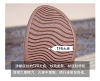 2025 Zapatos de mujer de suela blanda hueca europeos y americanos para pies gordos y anchos, nuevos zapatos de playa Baotou de alta gama de verano para mujer con suelas gruesas y medias pantuflas - details 5