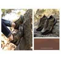 Zapatos de senderismo al aire libre anti-terciopelo para hombre, zapatos deportivos para viajes, senderismo, zapatos casuales para deportes al aire libre - details 8