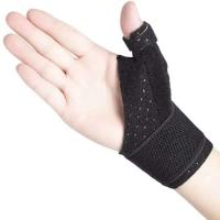 Muñequera duradera SBR, muñequera deportiva ajustable negra, fracturas Spt, unisex - details 3