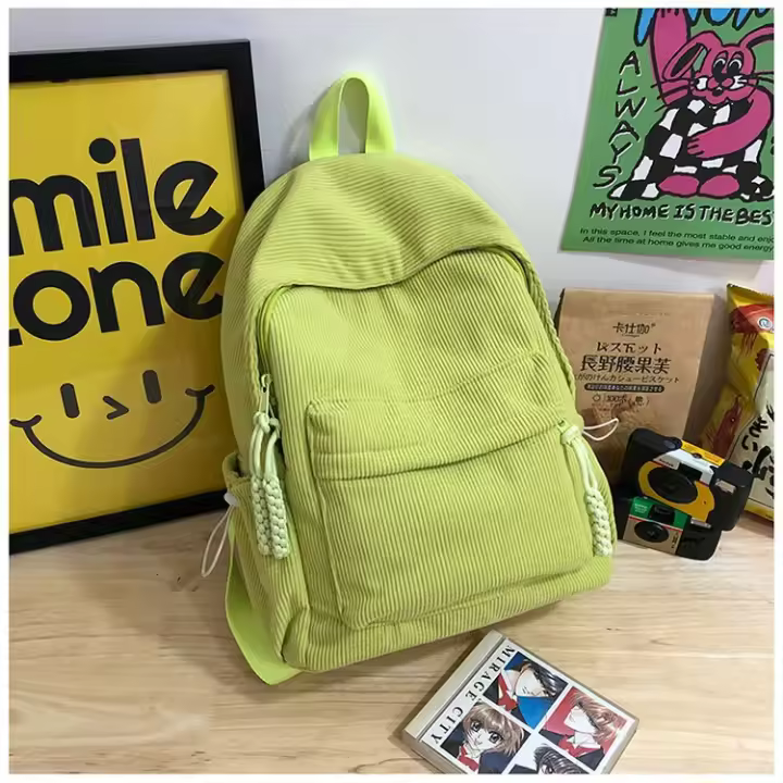 Mochila Urbana Sencilla de Nylon Ideal para Estudiantes de Secundaria, Preparatoria, Universitaria - 1