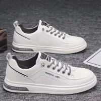 Nuevos zapatos blancos transpirables de primavera para hombre, zapatos de tela versátiles a la moda, zapatos deportivos y de ocio, zapatos de moda - details 3