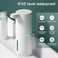 Líquido sin contacto 380ml, ES, USB, montaje en pared, pantalla inteligente, sensor infrarrojo automático, dispensador de jabón, desinfectante de manos - details 7
