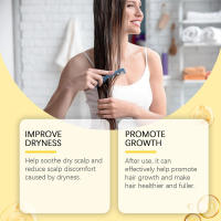 El aceite para el cuidado del cabello HOEGOA Batana nutre el cuero cabelludo, suaviza el cabello, reduce el encrespamiento y repara la textura del cabello con aceite esencial. - details 4