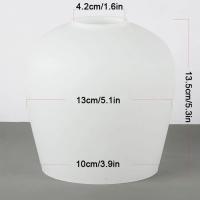 Decoración casera blanca de la longitud de la paraguas 4.2cm del vidrio templado para la pared y la lámpara pendiente - details 0
