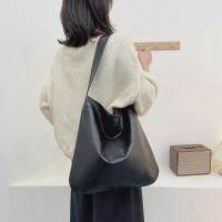 Bolso de hombro de cuero PU Vintage para mujer, bolso Hobo de gran capacidad, bolso de oficina, bolsos de compras simples informales, moda de invierno - details 13