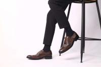 2025 zapatos de vestir de cuero de los hombres de la oficina de productos brasileños vendedores calientes del diseñador - details 1
