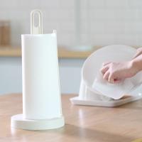 Soporte Vertical de plástico multiusos para servilletas, soporte para papel de cocina Simple blanco, toallero de tejido independiente para Hotel, 2 uds. - details 9