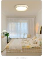 Lámpara de Techo para Dormitorio Moderna Minimalista LED Estilo Cremello de Resina - details 8