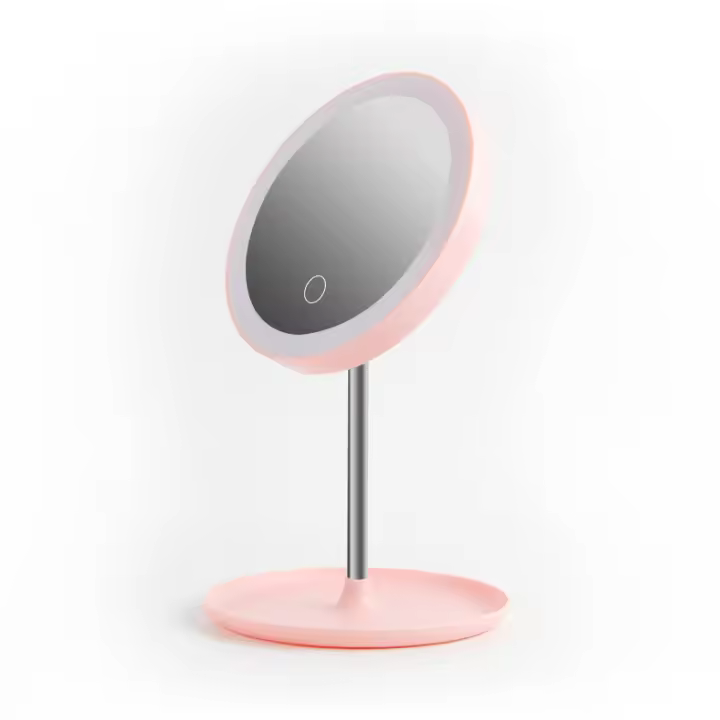 Espejo de maquillaje LED Luz diurna Espejo de tocador Espejo base de almacenamiento - 1