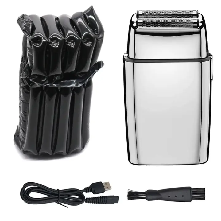 Cordless Metal Rechargeable Hair & Beard Electric Shaver For Men Powerful Electric Razor Head Bald Shaving Machine Wet Dry - 1