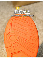 Nuevos zapatos de tablero alto con botón giratorio para niños de moda, superficie de cuero para niños de hip-hop - details 8