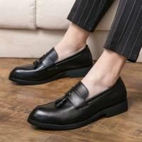 2025 zapatos de vestir de los hombres del estilo de la moda de los productos más vendidos, zapatos puntiagudos de cuero del banquete de boda - details 5