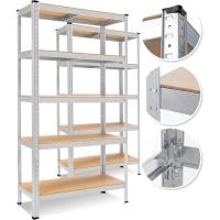 Estantería de Almacenamiento para Cargas Pesadas 180 x 90 x 40 cm, Hasta 875kg, 5 Estantes Ajustables, Tablero de Fibra de Densidad Media y Metal - details 0