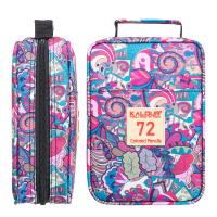 Lápices de aceite de 72 colores en caja de viaje con cremallera para dibujo rudimentario ideal para principiantes y niños - details 6