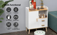 Rcynview Buffet de cocina - marca - muebles con microondas y estante de cajón - marrón - adulto - details 2