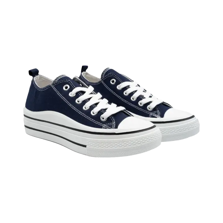 Zapatillas deportivas bajas mujer casuales de lona, deportivas mujer baratas - 1