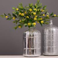 Rama de limón Artificial de lujo, árbol frutal de simulación de plástico elegante, fruta de limón Artificial hecha a mano para interiores y exteriores - details 8