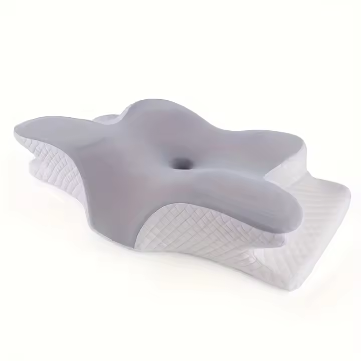 Almohada cervical vintage con temática de anime para alivio del dolor, almohada ortopédica de espuma viscoelástica ajustable - 1