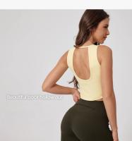 Nuevo sujetador cómodo para Fitness, entrenamiento de gimnasio, ropa interior sin espalda en U de secado rápido para correr al aire libre, camiseta sin mangas transpirable con cierre de cintura para Yoga para mujer - details 3