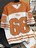 Camiseta de fútbol deportiva con cuello en V para hombre, camiseta de fútbol n. ° 66, ropa informal transpirable de manga corta de gran tamaño, ropa de calle - details 9