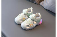 Sandalias planas con luces LED para niños y niñas, zapatos informales luminosos de araña, zapatos deportivos transpirables de verano para bebés - details 16