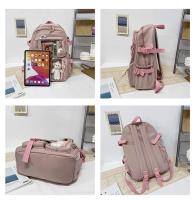 Mochila escolar de lona para adolescentes y niños, morral escolar para ordenador portátil, bolsa de viaje - details 19