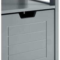 Alta Metalico Columna 3 Estantes y 2 Cajones Blanco 30 x 30 x 144 cm FRG126W - details 14