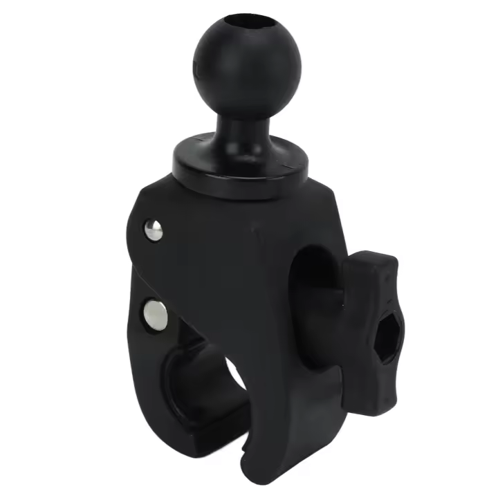 Soporte para manillar de motocicleta, cabezal de bola de 25mm, rotación de 360 grados, nailon para bicicleta ATV UTV con barra de 19-38mm - 1
