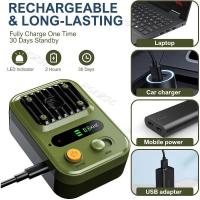 Pantalla a Color portátil para exteriores, dispositivo electrónico ultrasónico antiladridos de alta potencia para perros, antimordeduras de perros y potente - details 5