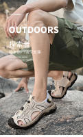 Sandalias de Cuero de Vaca de Primera Calidad Tamaño Grande Ideal para Montañismo y Ocio de Verano - details 21