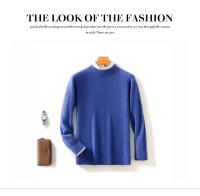 Otoño/Invierno nuevo jersey de lana suéter camisa de cachemira camisa de parte inferior de punto suelta de manga larga con cuello semialto para hombre - details 16