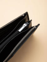 Cartera de Cuero para Mujer Cartera Larga de Cuero con Cera de Aceite Cartera Multiusos de Piel de Vaca Bolso Crudo para Teléfono Móvil - details 8