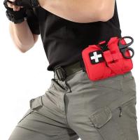Bolsa táctica EMT, kit de primeros auxilios en forma de lágrima IFAK mejorado, cinturón pequeño táctico, bolsa de primeros auxilios, bolsa médica Molle - details 2