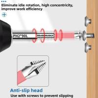 Punta de destornillador magnético antideslizante, cabeza de lote resistente a impactos de alto Torque, punta de destornillador Ph2 de alta dureza, 6/10 Uds. - details 1