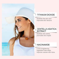 Crema de Sol SPF 50+ Hidratante Ligero para Cara y Cuerpo Sin Aceite Herramienta de Cuidado de la Piel Facial - details 7