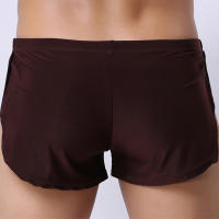 Bragas Masculinas Ropa Interior Bóxers Transpirable Hombre Bóxer Pijama Calzoncillos Side Split Cueca homem Shorts Ropa de dormir - details 11