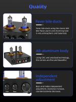 Amplificador de tubo Bluetooth PJ. Miao Olai M7 Preamplificador HiFi 6k4 tubo - details 3