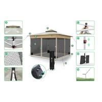 Carpa Plegable Gazebo 3.6x3.6m con Paredes Laterales de Malla