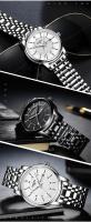 Reloj de Negocios de Acero Inoxidable NIBOSI de Cuarzo Reloj de Cuarzo de Lujo para Hombres - details 9