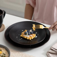 Juego de Cena VANCASSO MODA 16 Piezas Cerámica Mezcla de Colores con Plato de Cena Plato de Postre Tazas y Bolsas Material de Cocina y Hogar Producto Normal Fabricado en China - details 5