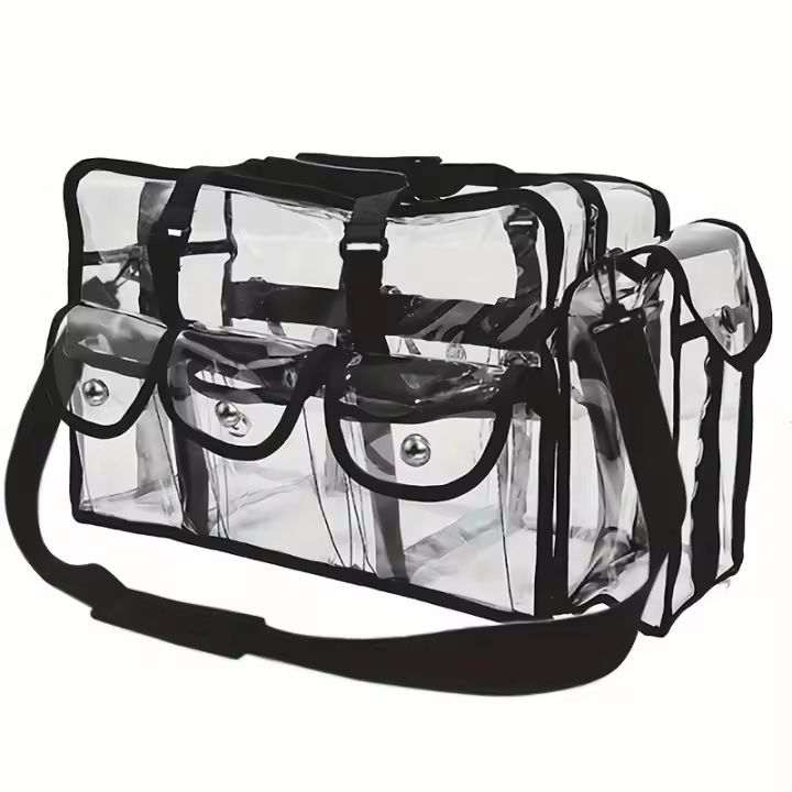 Bolsa de cosméticos impermeable para viaje, organizador Unisex multibolsillo con gran capacidad - 1