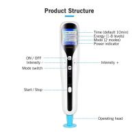 Pluma de escaneo de Manchas de plasma y Lunares, Device de Belleza antibacteriano y reductor de acné para el cuidado facial con ozono - details 0