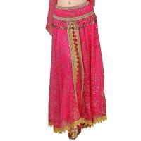 Disfraz árabe de Halloween para mujer, traje de danza del vientre, traje de baile para escenario, falda larga de práctica india para adultos - details 5