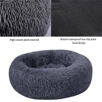 Cama de Mascotas de Peluche XXL Diseño de Donut para Perros y Gatos Ideal para Perros y Gatos Grandes Almohada Calmante para Mascotas - details 6