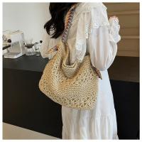 Vacaciones viento playa paja bolsa mujer 2025 nuevo viento perezoso tejido bolsa de gran capacidad moda hombro axila bolsa - details 7